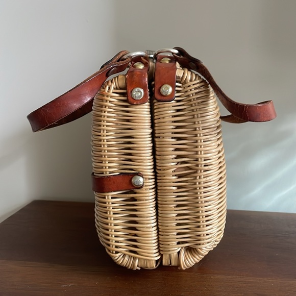 Vintage 1970s Simon Rattan Handbag Styled by Mister Ernest - Picture 2 of 12